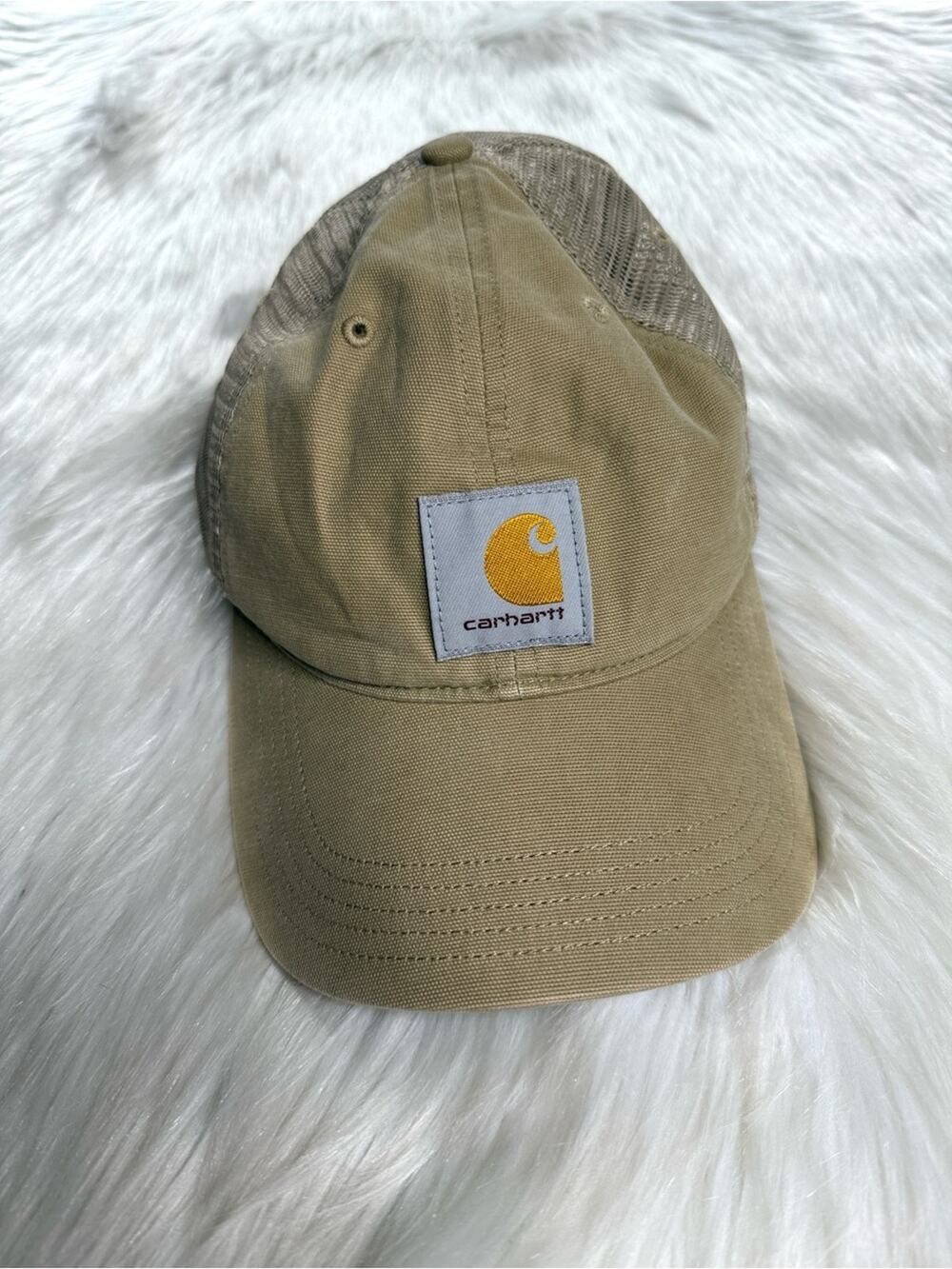 Carhartt Khaki Mesh Back Trucker Hat